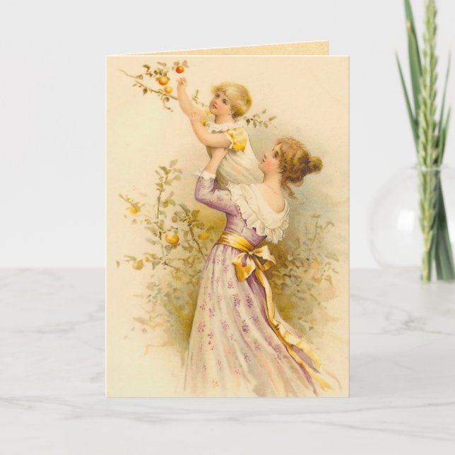 Carte vintage de la fête des mères (Devant)