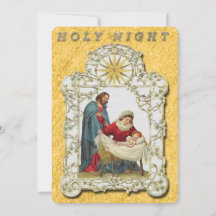 Carte vintage de la Nativité de Noël Appartement