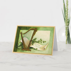 Carte vintage de la Saint-Patrick