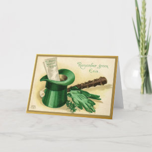 Carte vintage de la Saint-Patrick