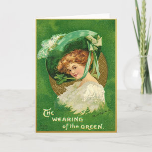 Carte vintage de la Saint-Patrick