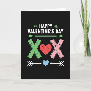 Carte vintage de la Saint-Valentin Xoxo
