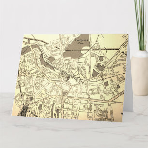 Carte Vintage de Morristown, NJ