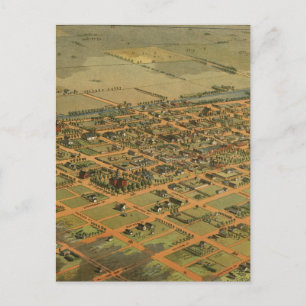 Carte vintage de Phoenix Arizona (1885)