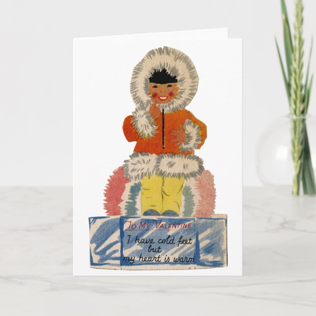 CARTE VINTAGE DE SAINT-VALENTIN (Devant)