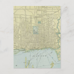 Carte vintage de Toronto (1901)