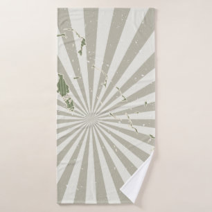 Carte vintage des Bahamas. Poster Grunge avec la c