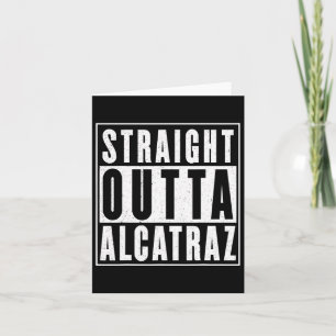 Carte Vintage Droit Hors D'Alcatraz Drôle Trump Costu
