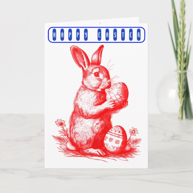 Carte Vintage Easter (Devant)
