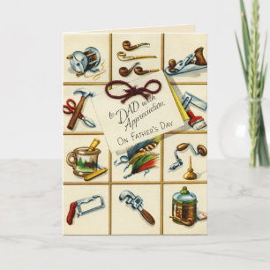 Carte Vintage en vedette à la fête des Pères