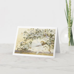 Carte Vintage Fairy Ariel 1858