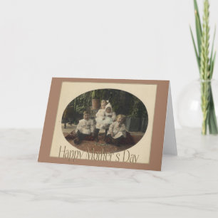 Carte Vintage Fête des Mères