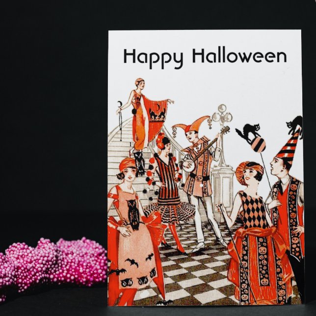 Carte Vintage fête d'Halloween (Créateur téléchargé)