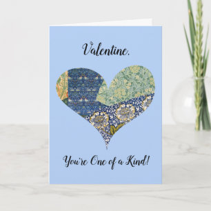 Carte Vintage Floral Heart Series 5 Valentine Card