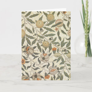 Carte Vintage Floral William Morris Fruit
