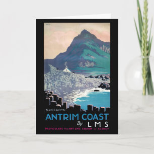 Carte Vintage Giants Causeway Antrim Coast Irlande Posta