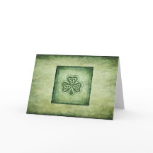 Vintage grundge shamrock irlandais tendance