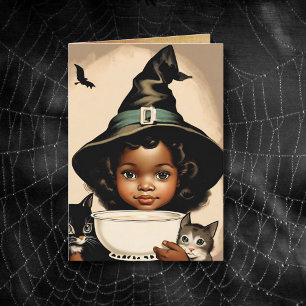 Carte vintage Halloween cutie no5 -citation drôle