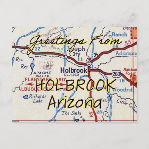Carte Vintage Holbrook AZ