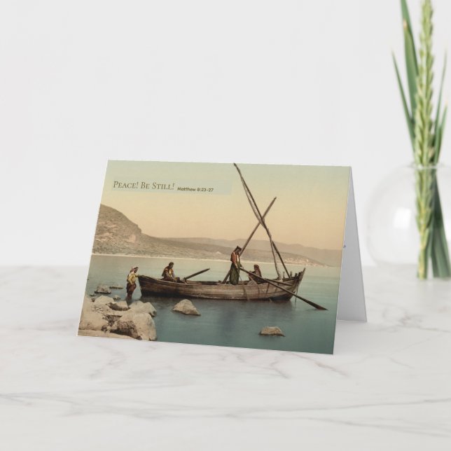 Carte Vintage Holy Land Bible Christmas Card (Devant)