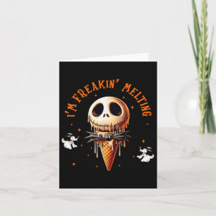 Carte Vintage Im Fusion De Glace Cream Halloween Sp