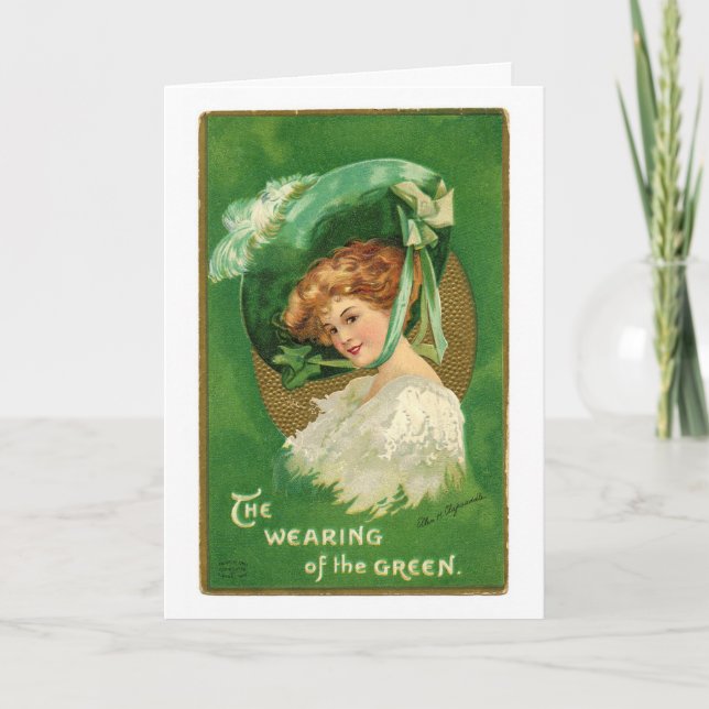 Carte Vintage Irlandaise (Devant)