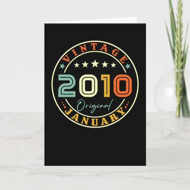 Carte Vintage janvier 2010 (Devant)