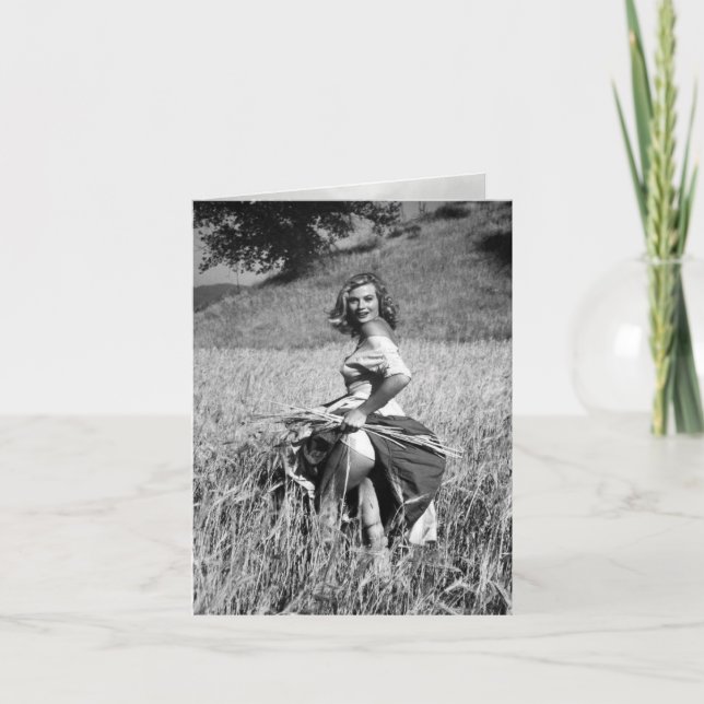 Carte vintage "Jouir du grand air" (Devant)