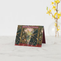 Vintage Joyeux 40e anniversaire de Mariage