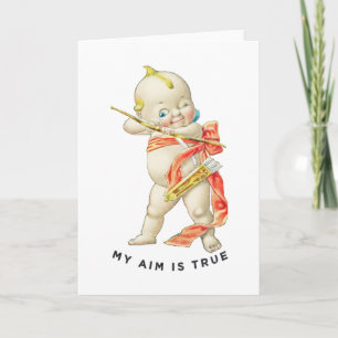 Carte Vintage Kewpie Cupidon Mon But Est Vrai Saint-Vale