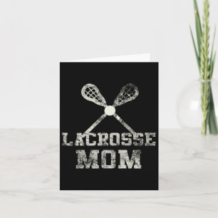 Carte Vintage Lacrosse Maman