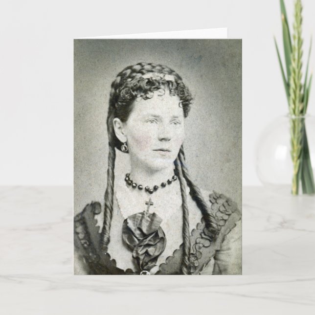 Carte Vintage Lady Toutes Les Occasions (Devant)