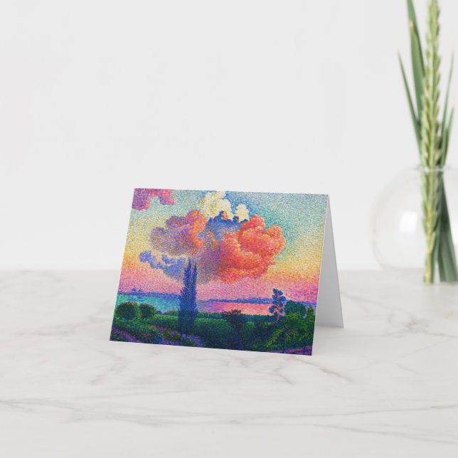 Carte Vintage Le nuage rose (1896) (Devant)