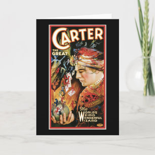 Carte Vintage Magician Carter