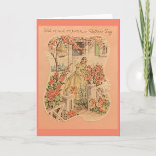 Carte Vintage Mother's Day Greeting Card