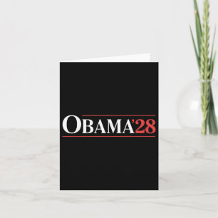 Carte Vintage Obama 2028 Un drôle d'élection politique p
