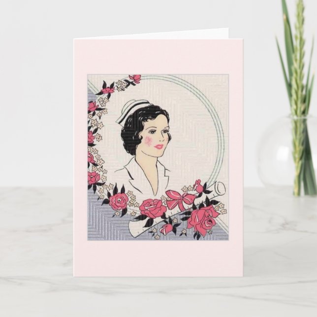 Carte vintage ou faire-part d'obtention du diplôme (Devant)