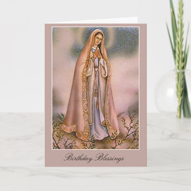 Carte Vintage Our Lady of Fatima (Devant)