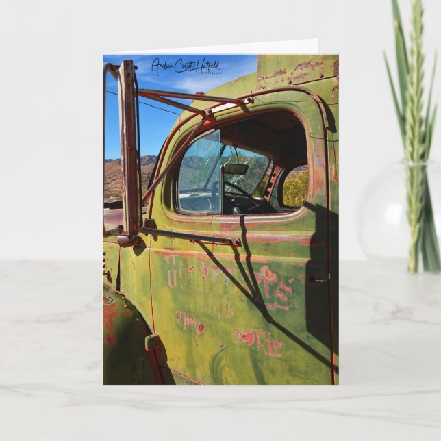 Carte Vintage Pick Up Truck (Devant)