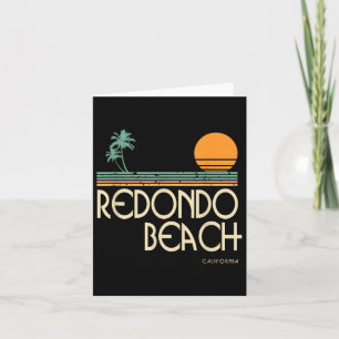 Carte Vintage Redondo Beach Californie