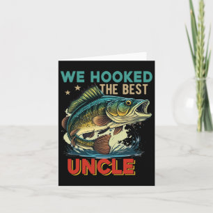 Carte Vintage Retro Nous avons Hooked The Best Uncle Pèr