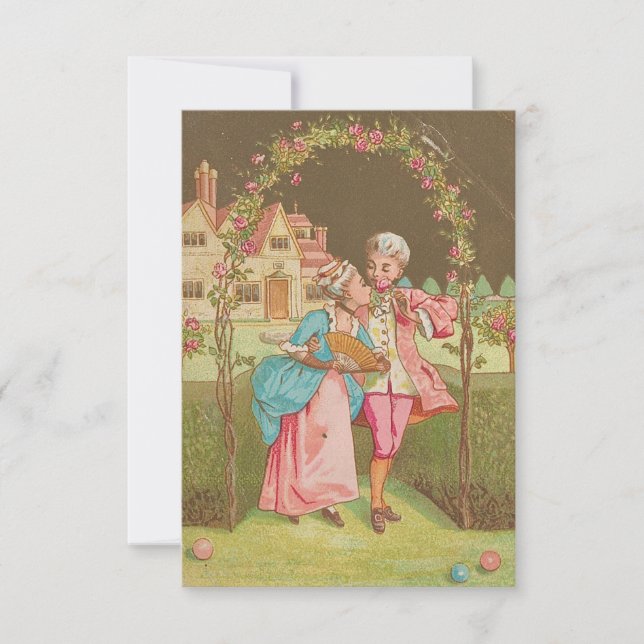 Carte vintage royale victorienne (Devant)