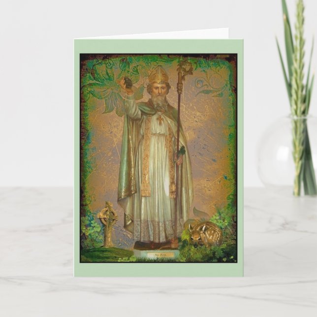 Carte vintage Saint Patrick's Day Note Card (Devant)
