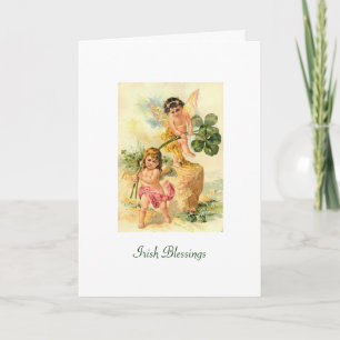 Carte Vintage Saint-Pat's Day - Irish Blessings,