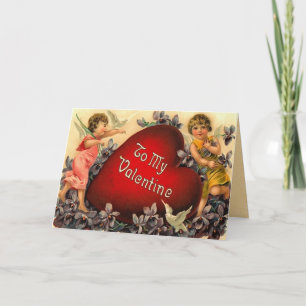 Carte vintage Saint-Valentin
