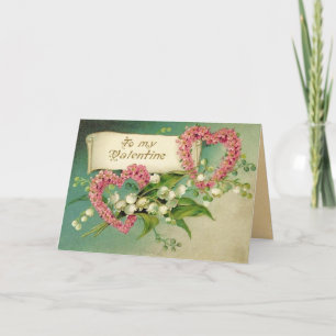 Carte vintage Saint-Valentin