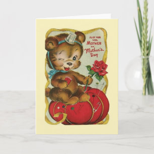 Carte vintage Seamstress Stitcher