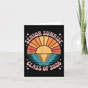 Carte Vintage Senior Sunrise 2026 Aînés De Cl Graduati
