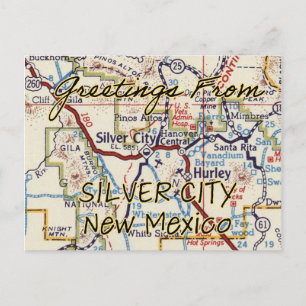 Carte Vintage Silver City NM
