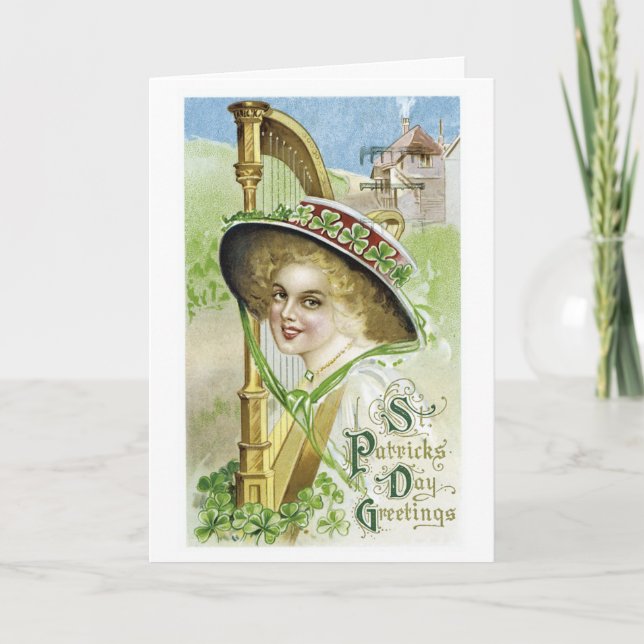 Carte vintage St Patrick's Day (Devant)
